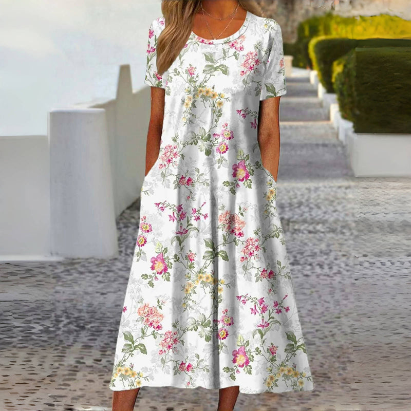 Clara™ – Casual klänning med blomtryck