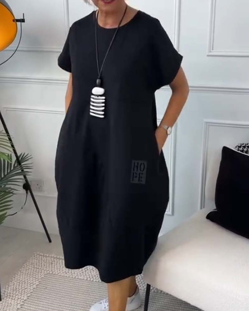 Zuzanna | Lätt och luftig sommarklänning med rund hals