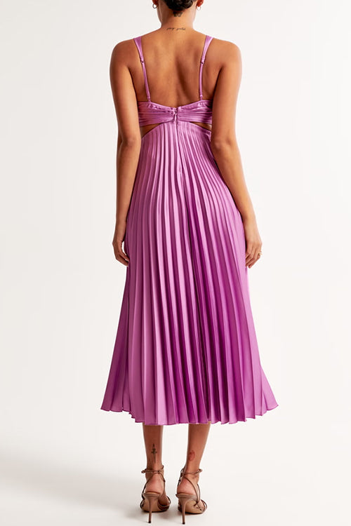 Elsa | Chic Pleated Maxi Dress
