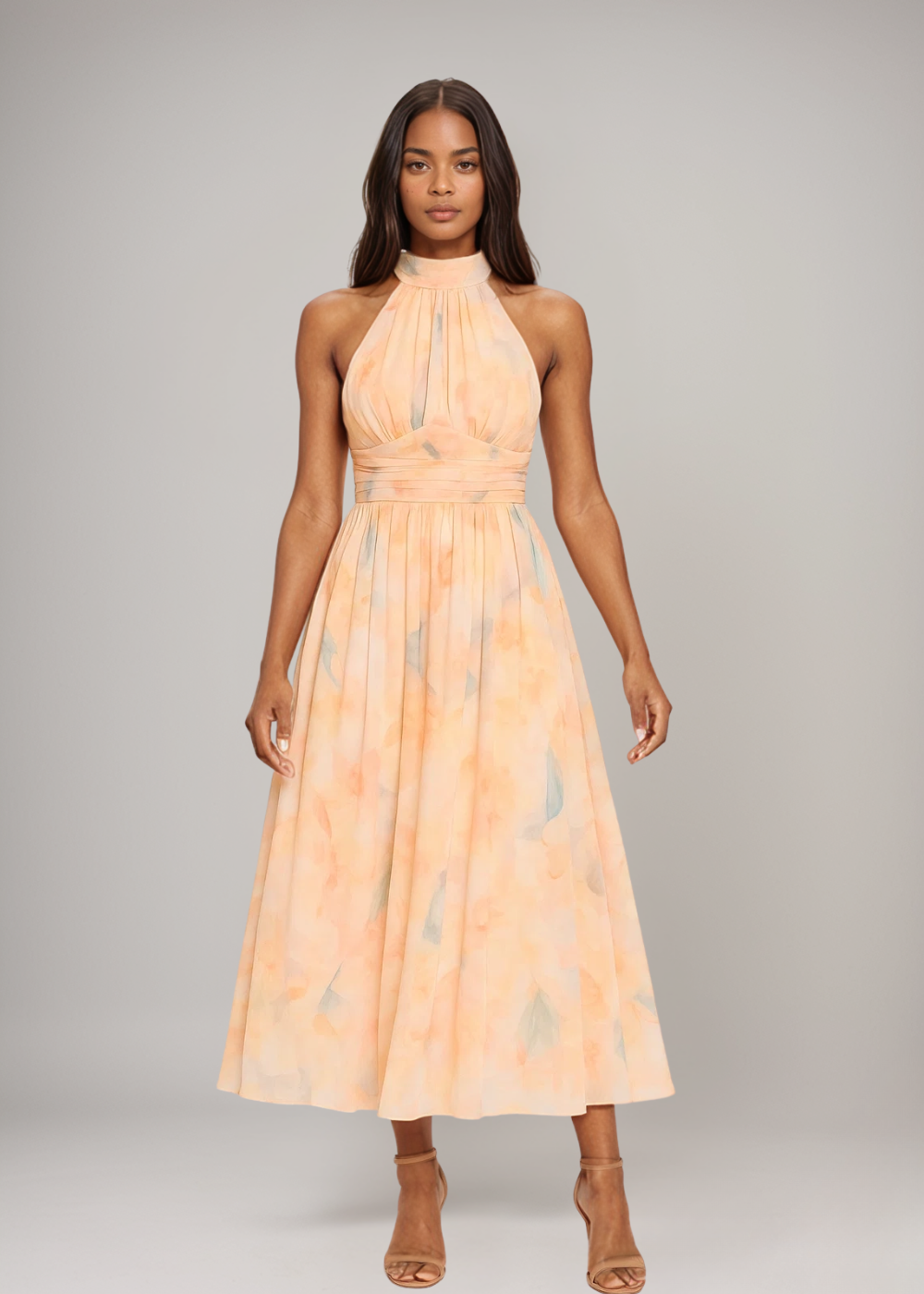 Antonella | Chic Halterneck Maxi Dress