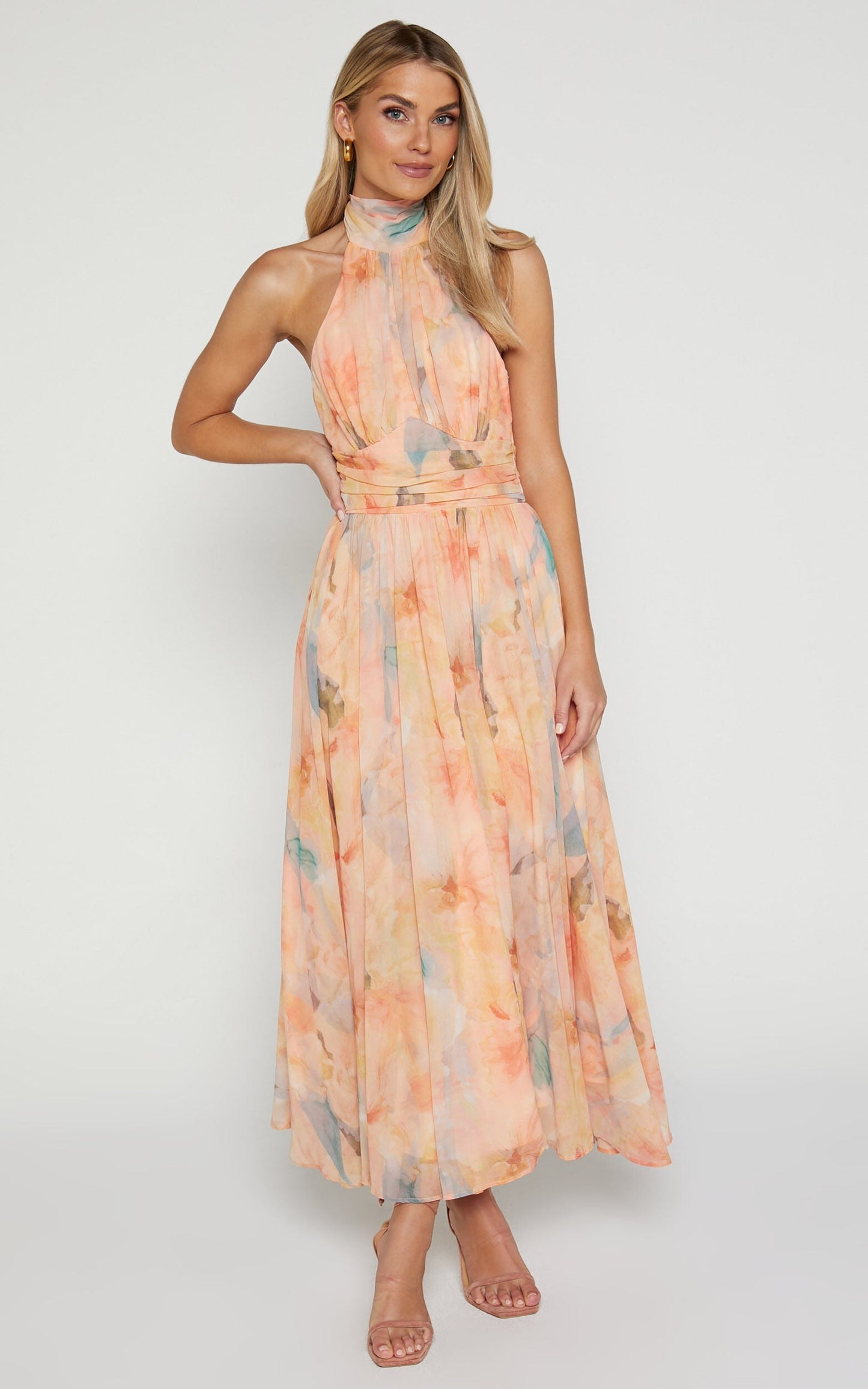 Antonella | Chic Halterneck Maxi Dress