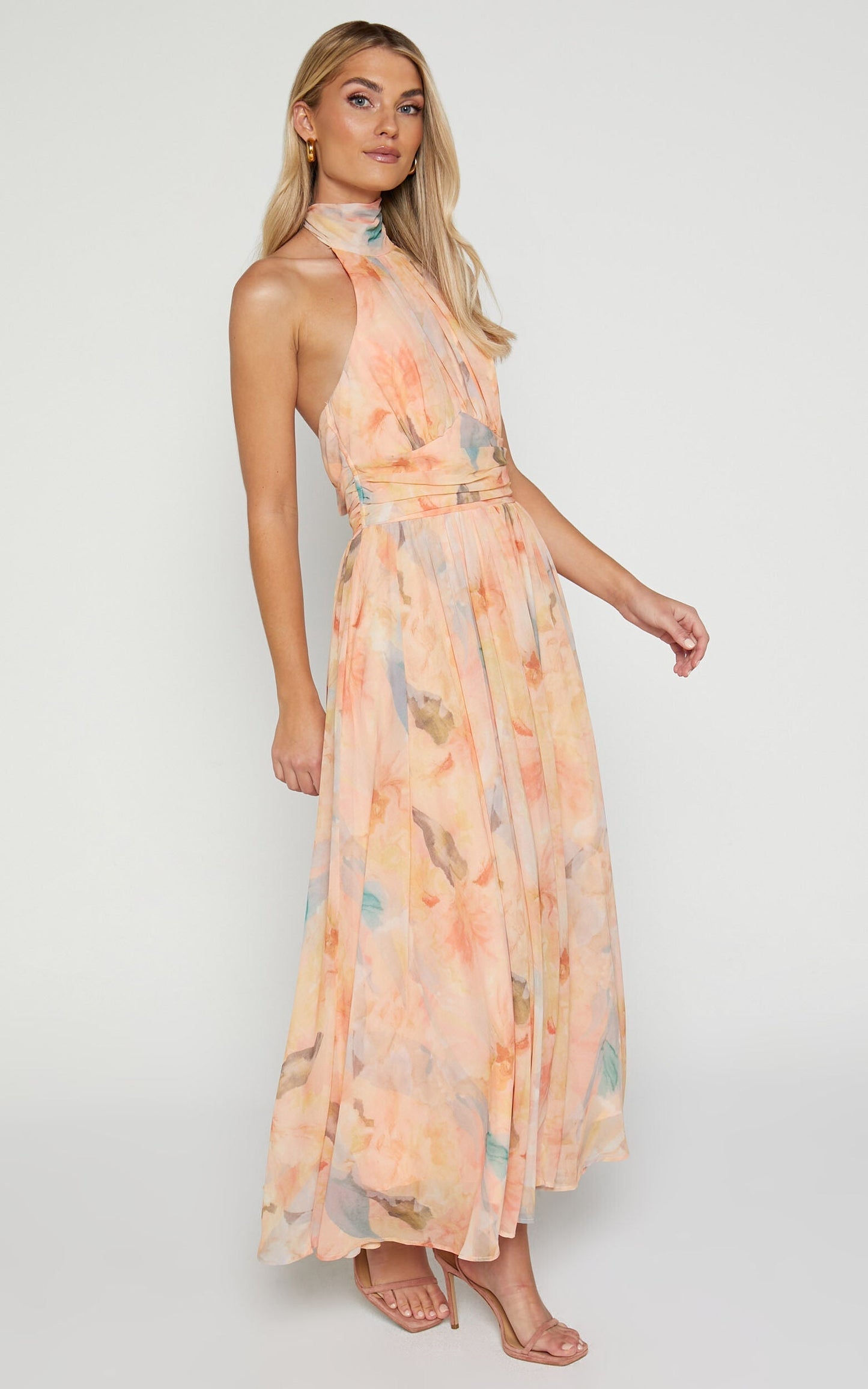 Antonella | Chic Halterneck Maxi Dress