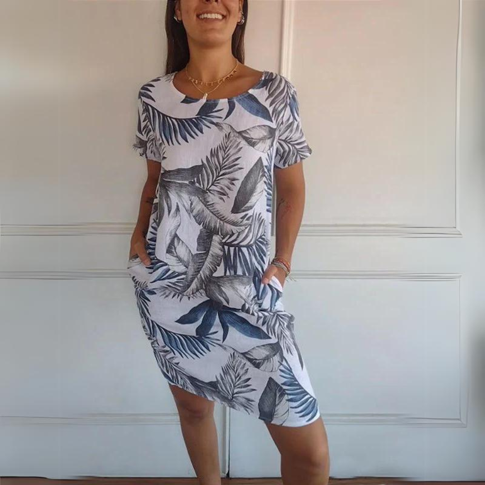 Marije | Bekväm klänning med rund hals