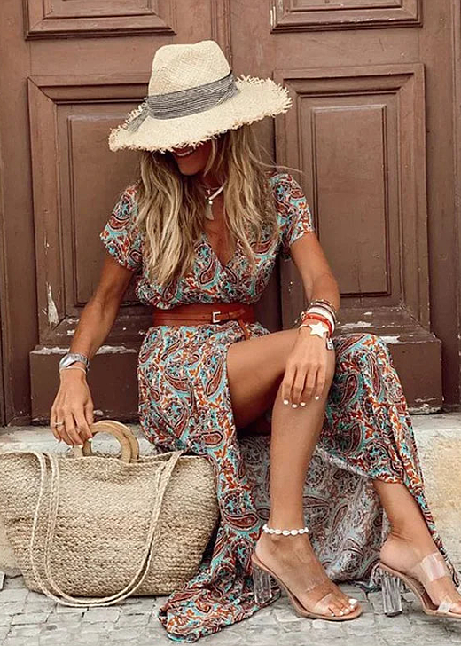Tahlee | Abito Maxi Boho Elegante
