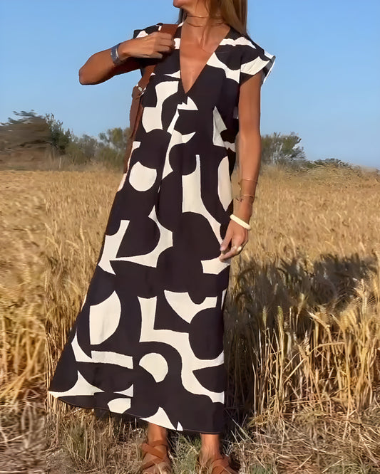 Lisette™ - Lång sommarklänning