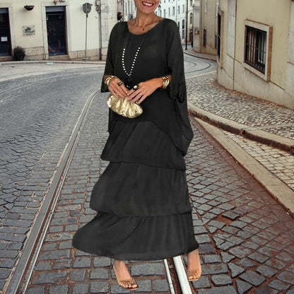 Ebba™ - Ledig klänning luftig elegans