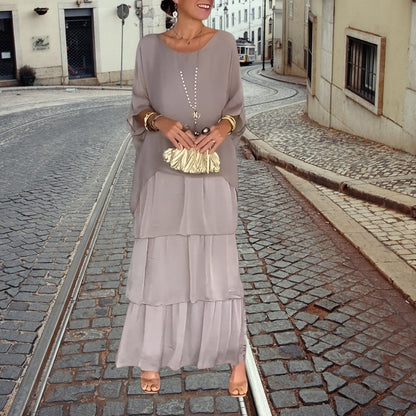 Ebba™ - Ledig klänning luftig elegans