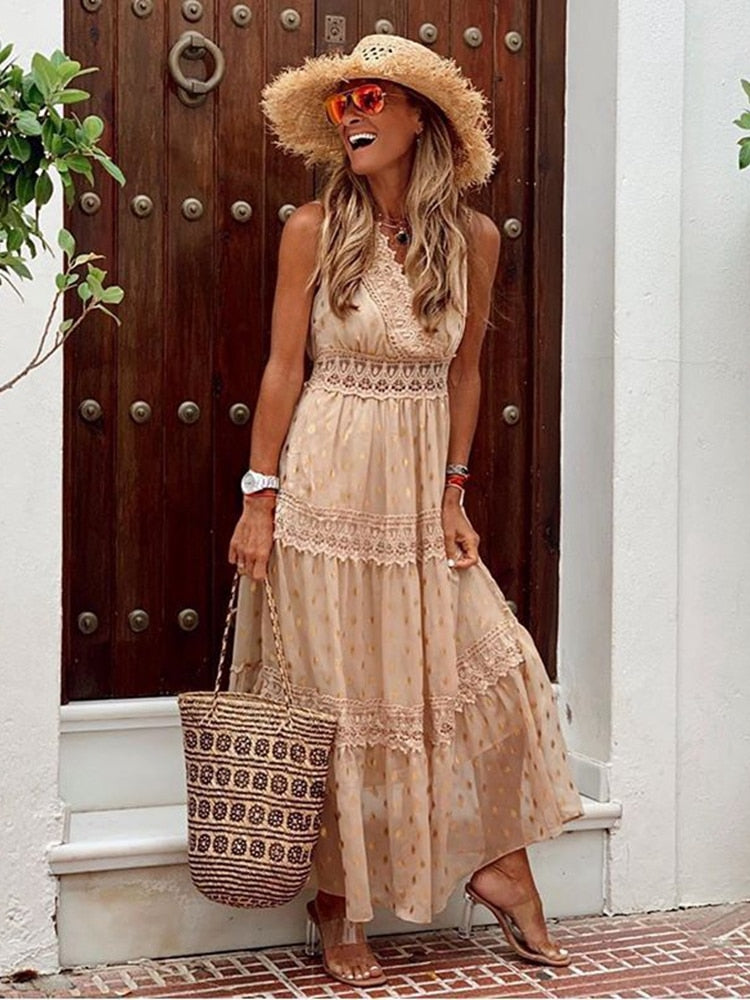 Joanna | Bohemian Maxi Dress