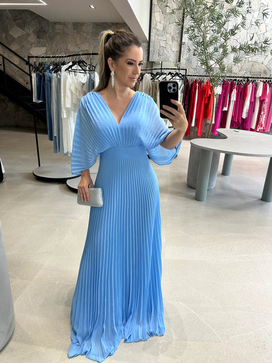 Paya | Chic Midi Dress with V-Neck