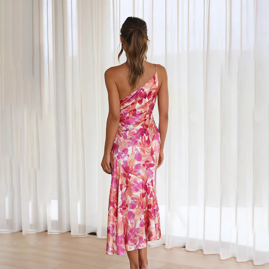 Jenny | Elegant Sommarklänning med Blommönster