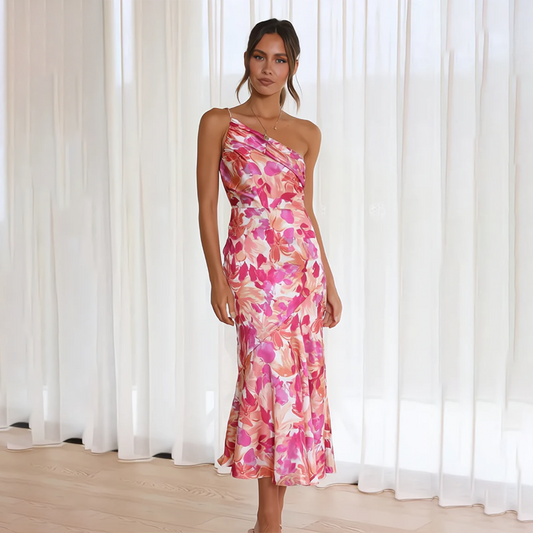 Jenny | Elegant Sommarklänning med Blommönster