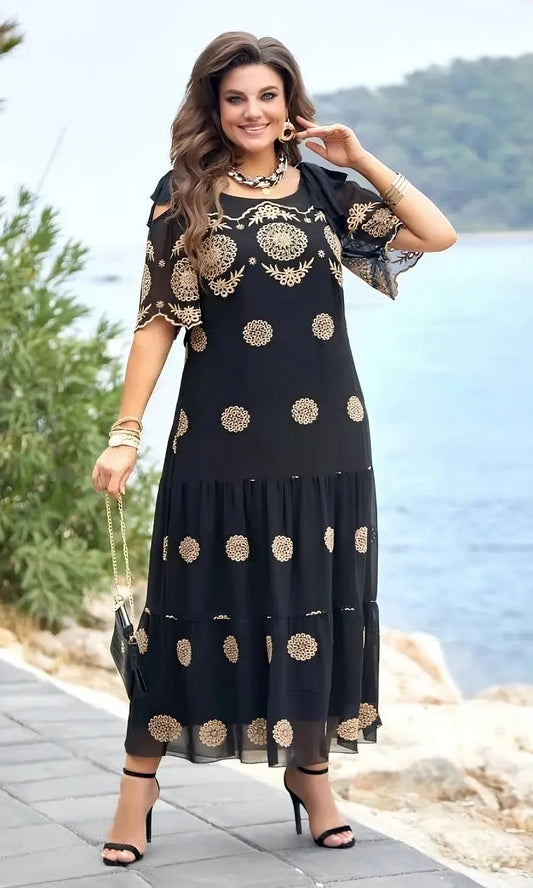 Dionne | Chic Mesh Summer Dress