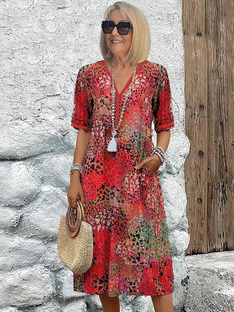 Monica | Stylish Floral Dress