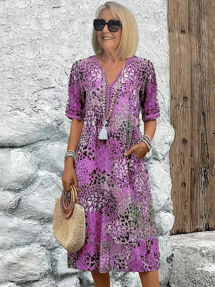 Monica | Stylish Floral Dress