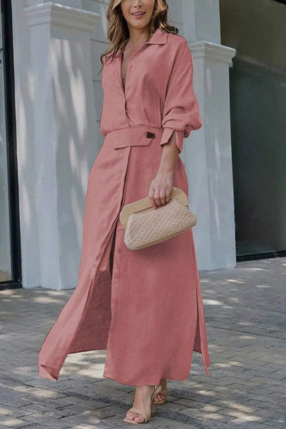 Jeanette | V-Neck Maxi Dress