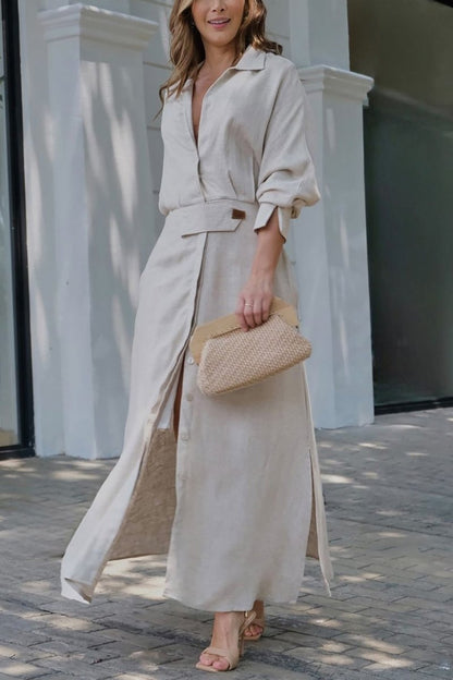 Jeanette | V-Neck Maxi Dress