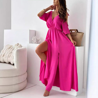Sienna | Elegant klänning med sidöppning